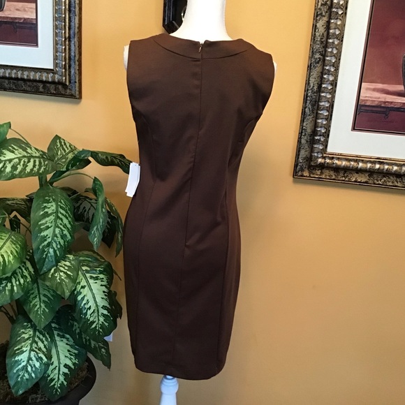 New Direction Sleeveless Beaded Neckline Dress - Picture 3 of 9